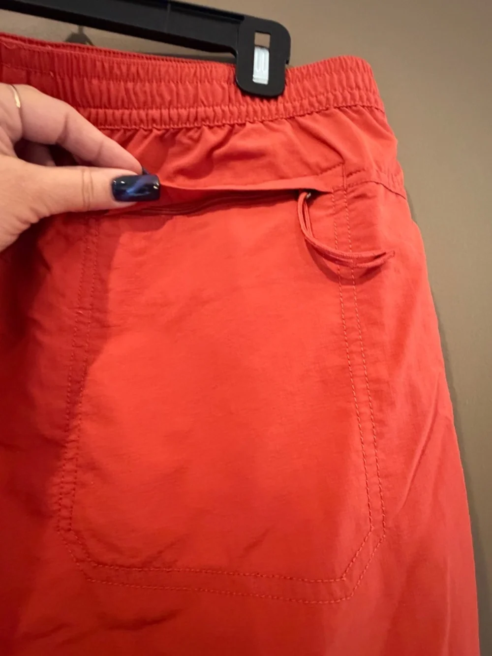 The North Face Men's Orange Swimming Trunks, Size Medium